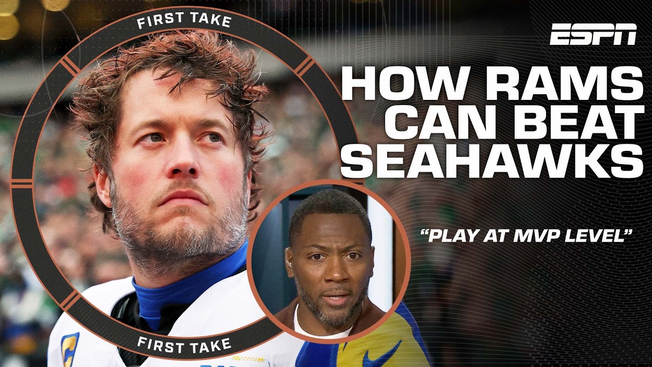 The Rams need Matthew Stafford to be EVERYTHING vs. the Seahawks! - Ryan Clark | First Take