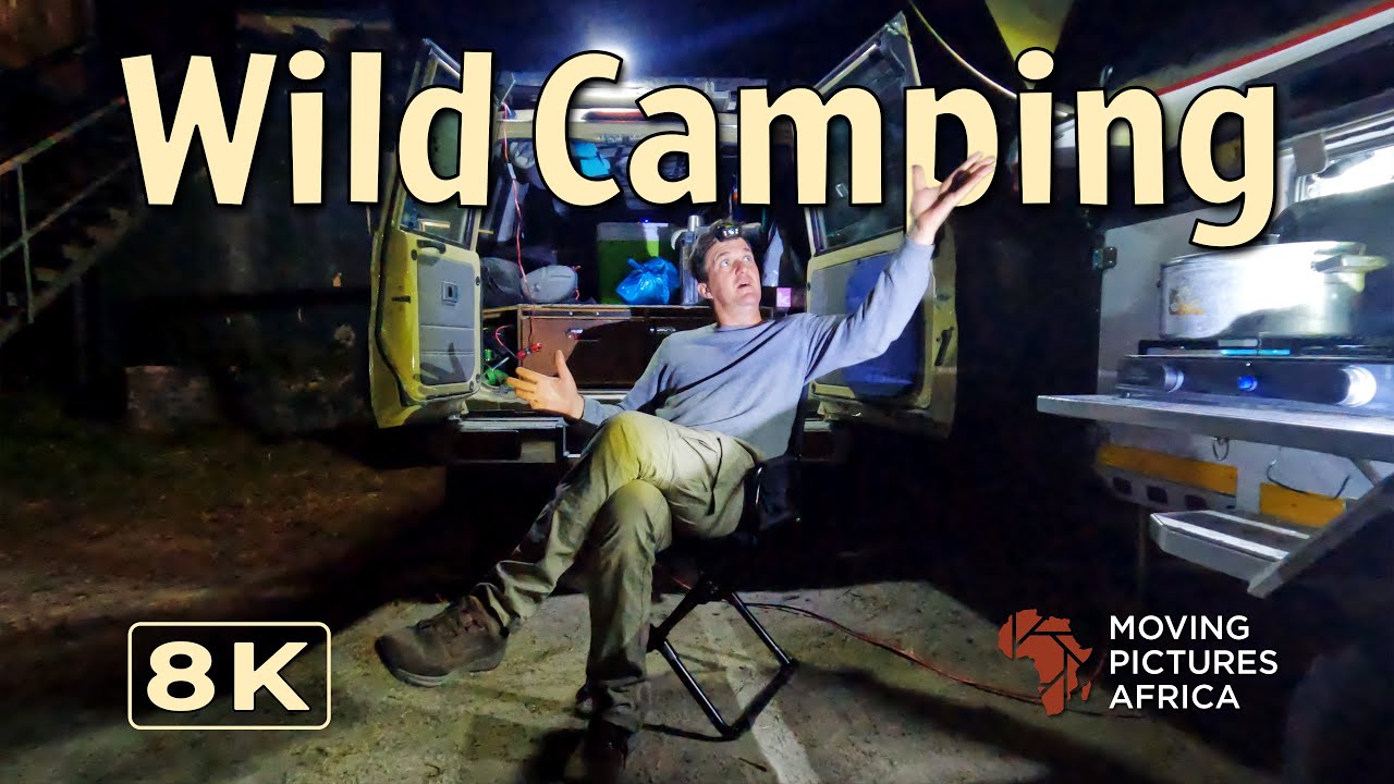 Wild Camping at Makwa Platform in Hwange National Park