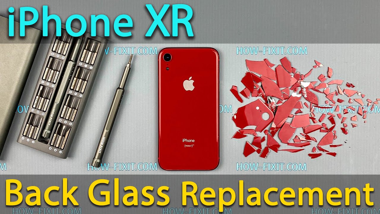 Замена заднего стекла iPhone XR с объективом камеры