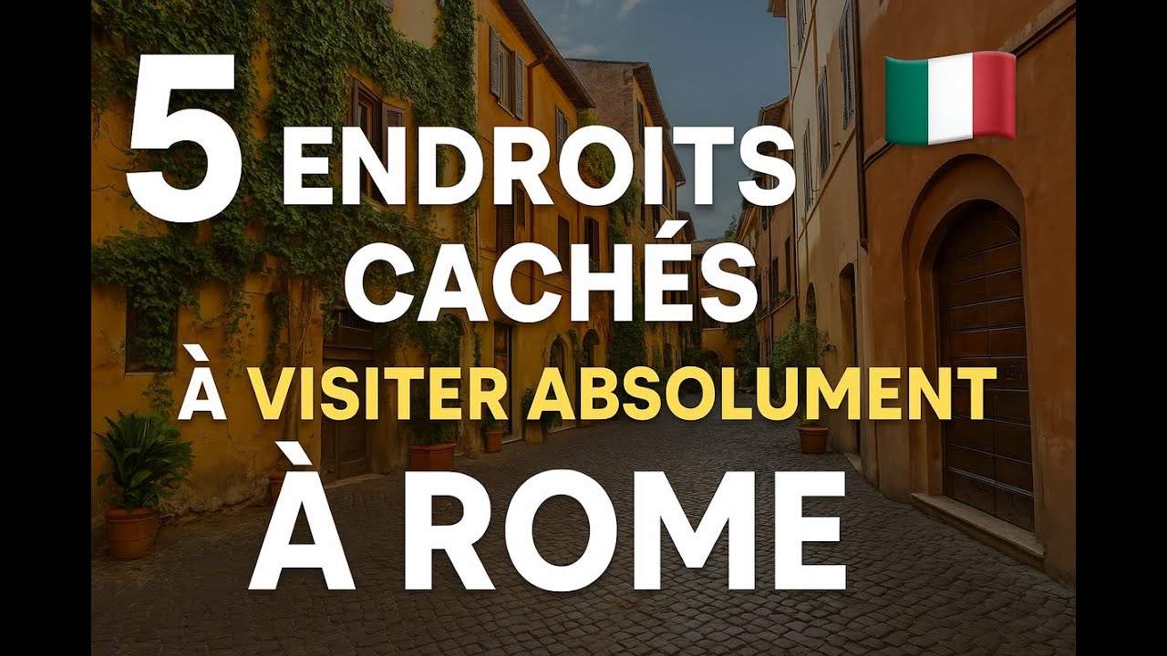 🌍 5 endroits cach&eacute;s &agrave; visiter absolument &agrave; Rome 🇮🇹 (Secret Spots !)