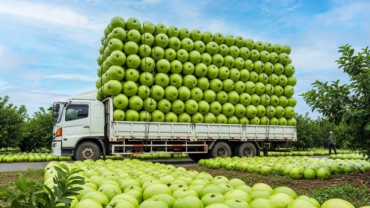How Guavas Are Harvested and Turned Into Products | Farming Documentary