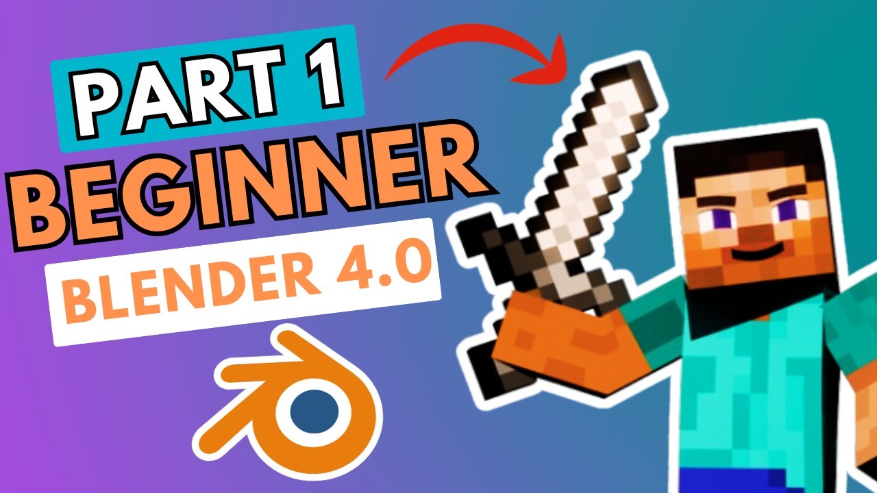 Урок по анимации Minecraft, часть 1 — Основы Blender (Blender 4.0)
