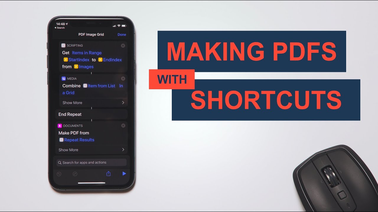 Как создавать PDF-файлы с изображениями и текстом с помощью Siri Shortcuts