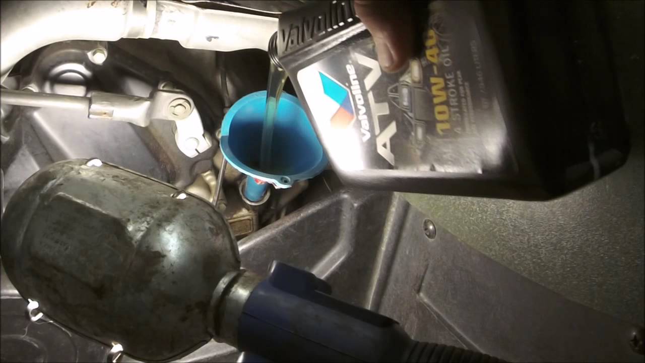 Arctic Cat ATV - Oil And Filter Change - How To - by Maineyak