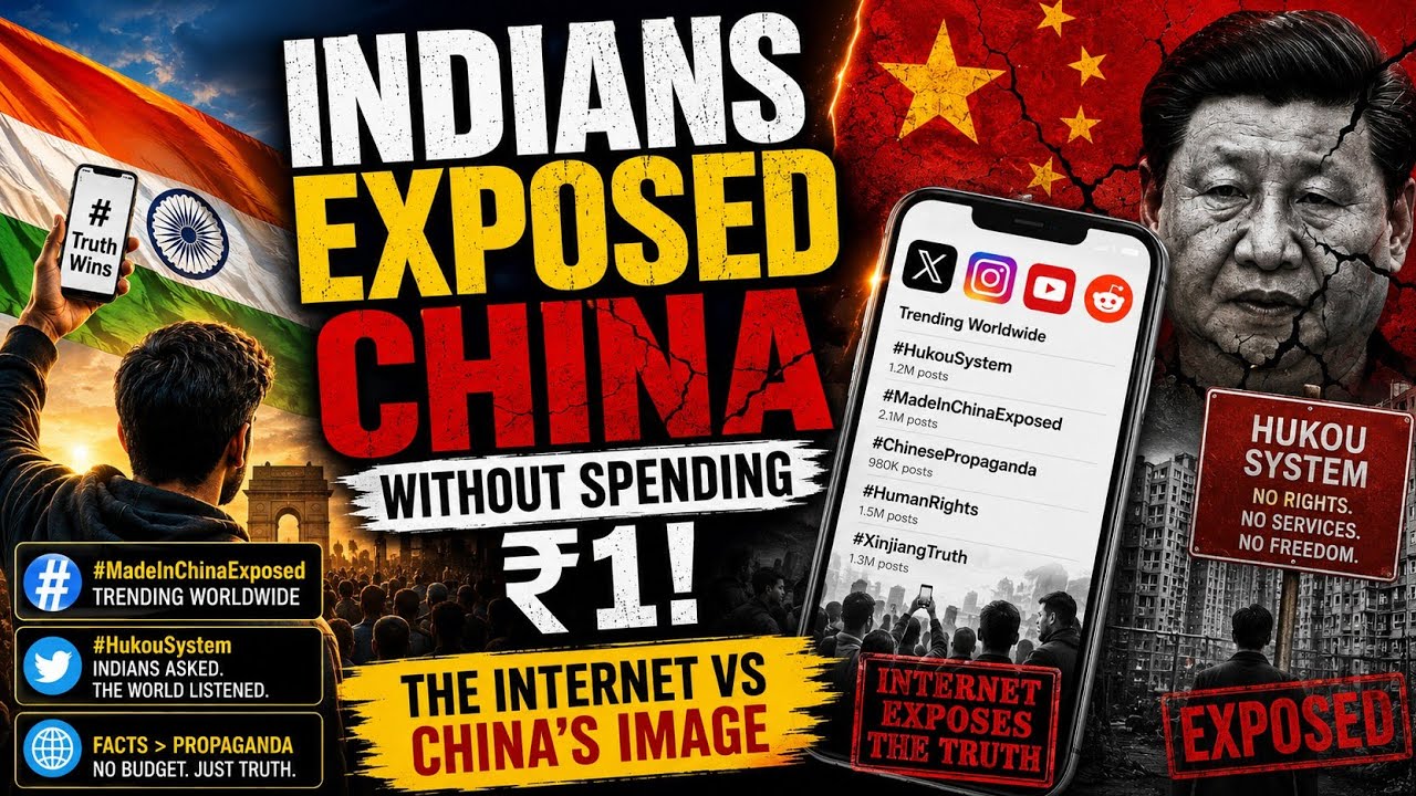 Indians Exposed China Without Spending ₹1! 🇮🇳🇨🇳 | The Internet vs China's Image #china #Hukousystem