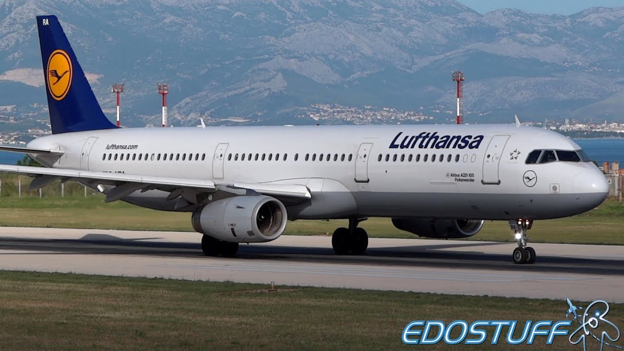 Lufthansa - Airbus A321-131 D-AIRA - Takeoff from Split airport SPU/LDSP