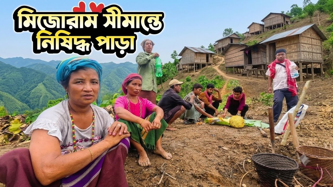 Forbidden Neighborhood on the Mizoram Border! | The Last Village of Bangladesh. Bandarban Remote ...