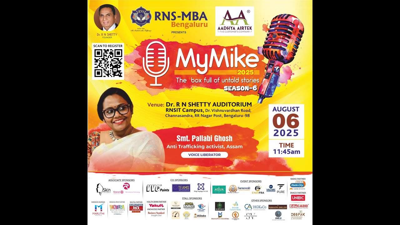 Smt. PALLABI GHOSH | MyMike Season 6 | RNS MBA