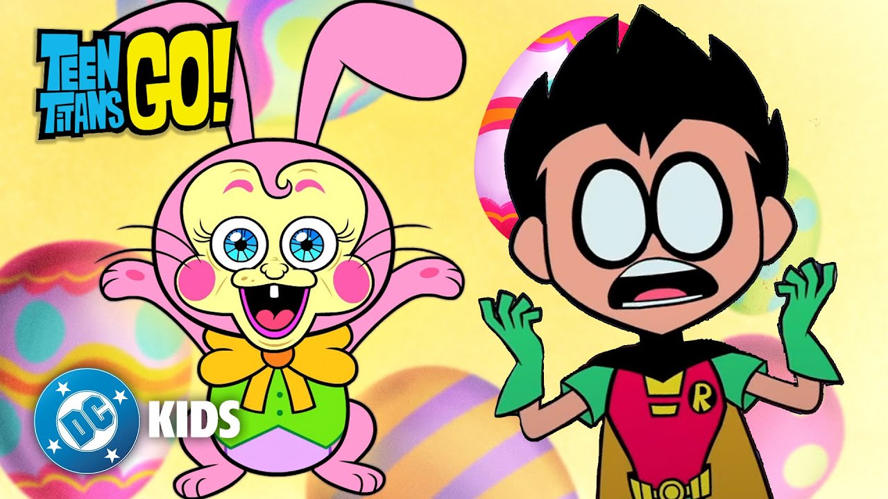 The Easter Bunny! 🐰🫣 | #TeenTitansGo! #KidsCartoons | @dckids