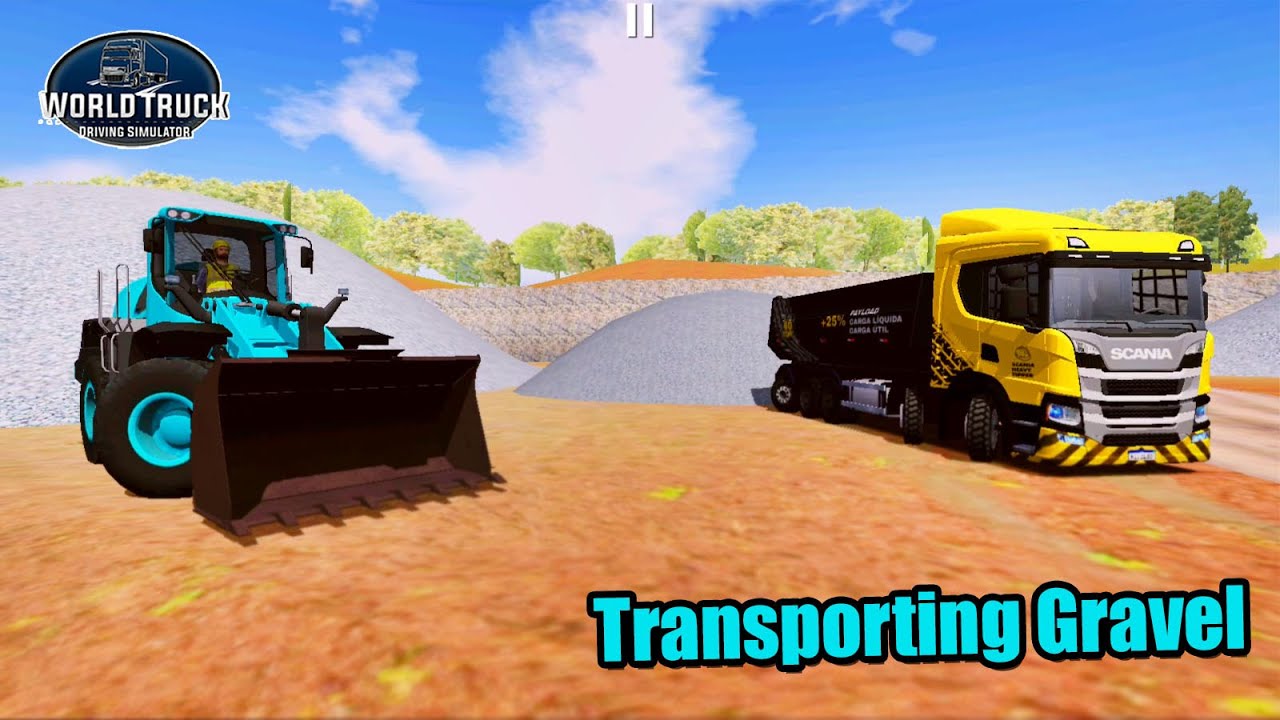 World Truck Driving Simulator| Scania P320 Tipper Offroad Driving.