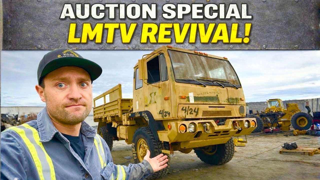 sold for $500 as INOPERABLE, you won't believe how we fixed this LMTV!!