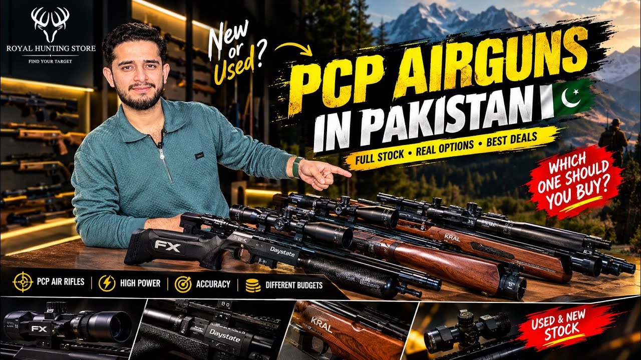 PCP Airguns in Pakistan 🇵🇰 | Used vs Brand New Stock Whatsapp 03278566103