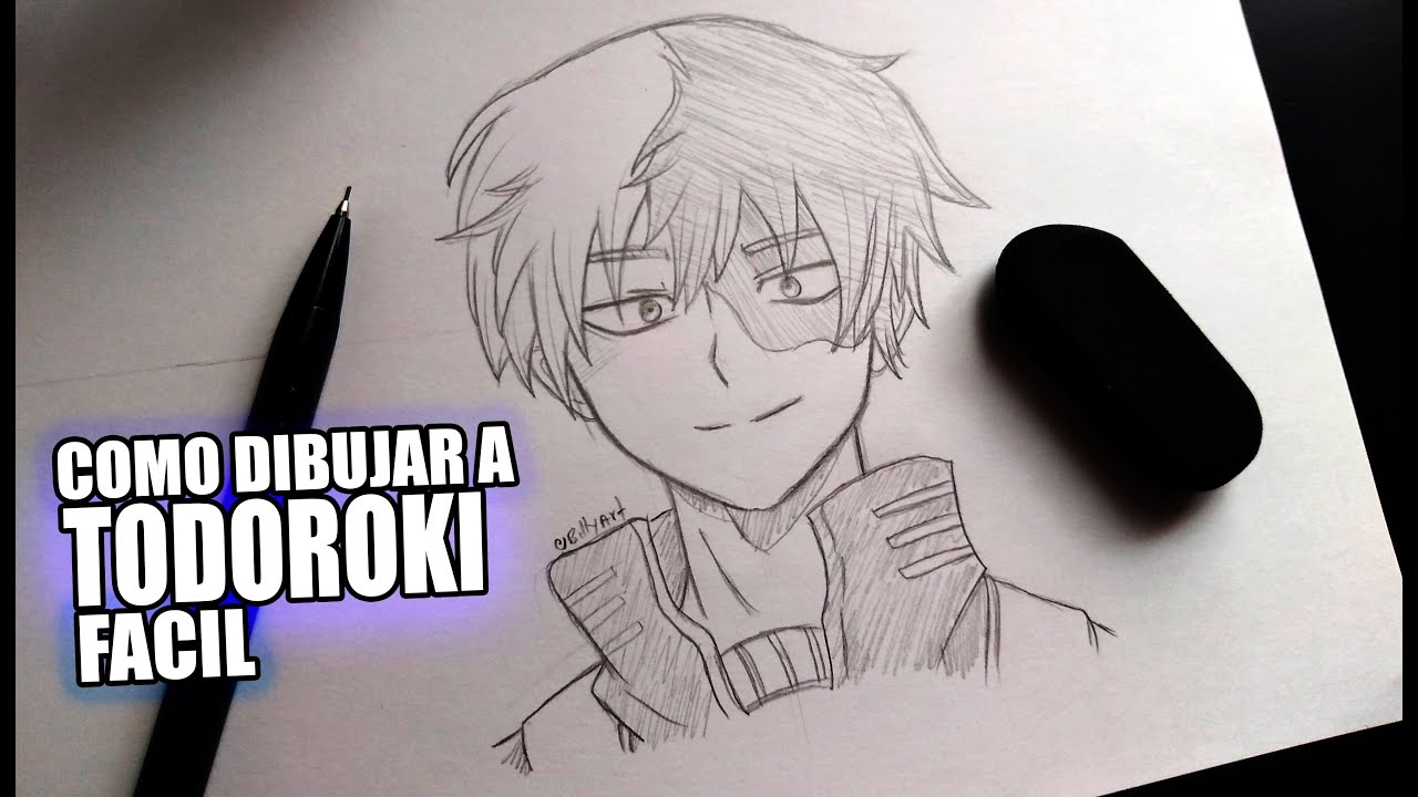 COMO DIBUJAR TODOROKI *MUY FACIL* Y RAPIDO |HOW TO DRAW | MY HERO ACADEMIA ONE&acute;S JUSTICE || BillyART