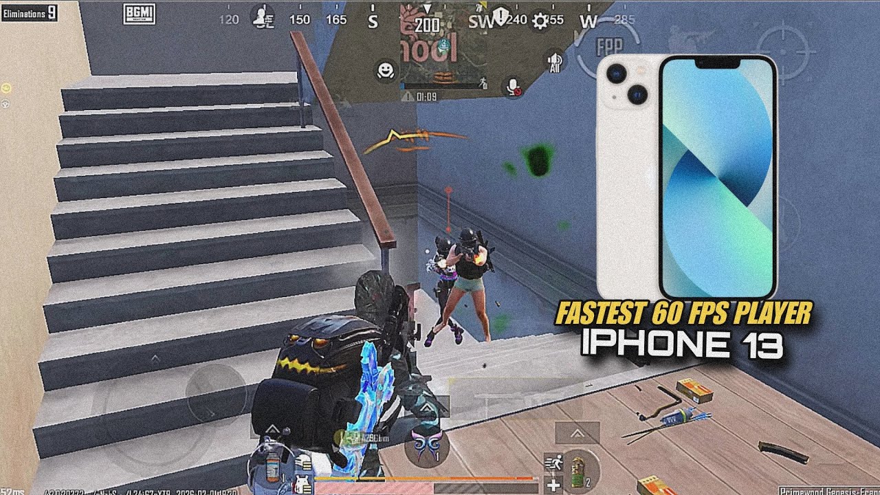 FASTEST 60 FPS PLAYER 🔱 IPHONE 13