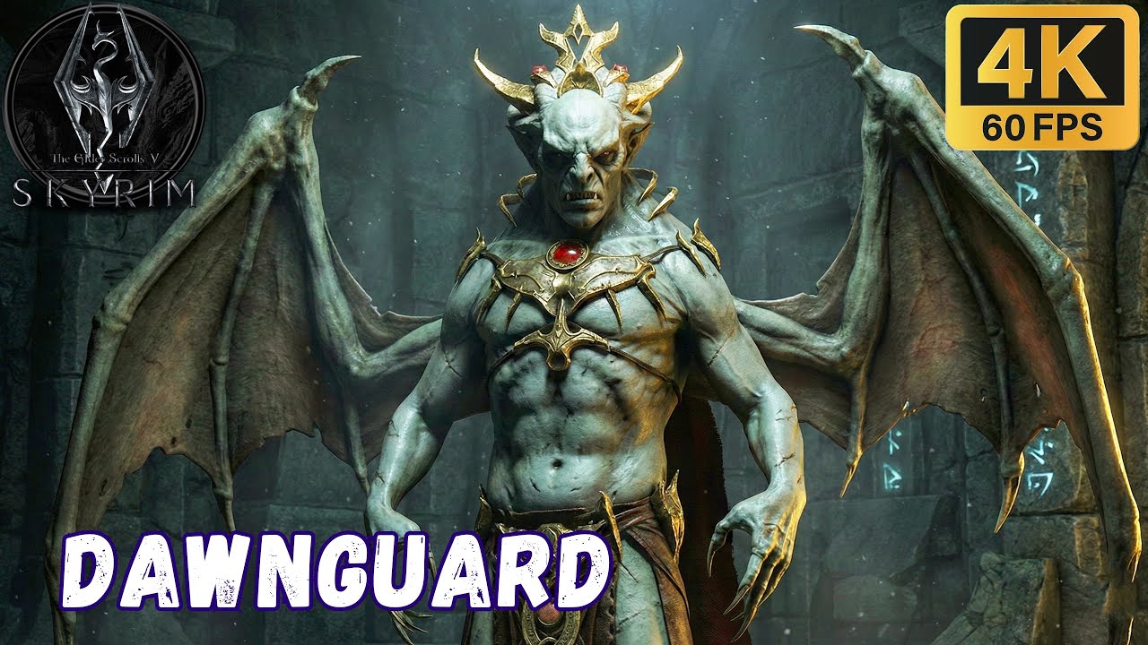 Skyrim &ndash; Dawnguard DLC 🩸🧛&zwj;♂️ (Full Story) | No Commentary | 4K 60FPS PC RTX 4060