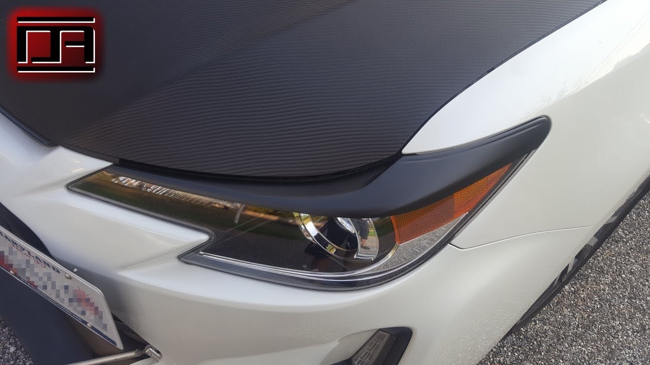 Plasti Dip Headlight Eyelids DIY (Scion tC2 / tC2.5)