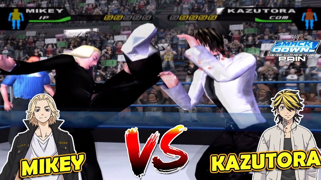 Mikey Vs Kazutora Duel Diatas Ring Smackdown - Smackdown Pain PS2