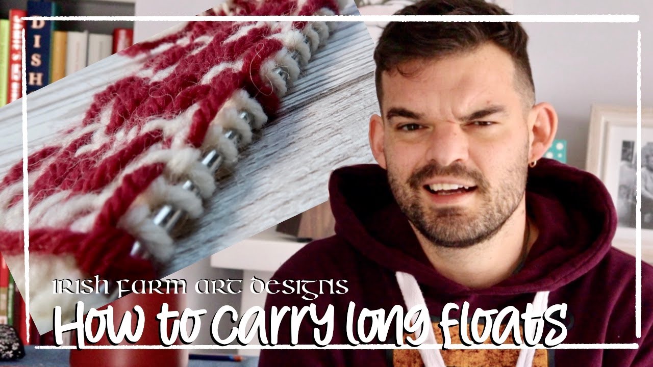 How to catch long floats without stopping in fair isle or stranded colour work. Knitting tutorial.