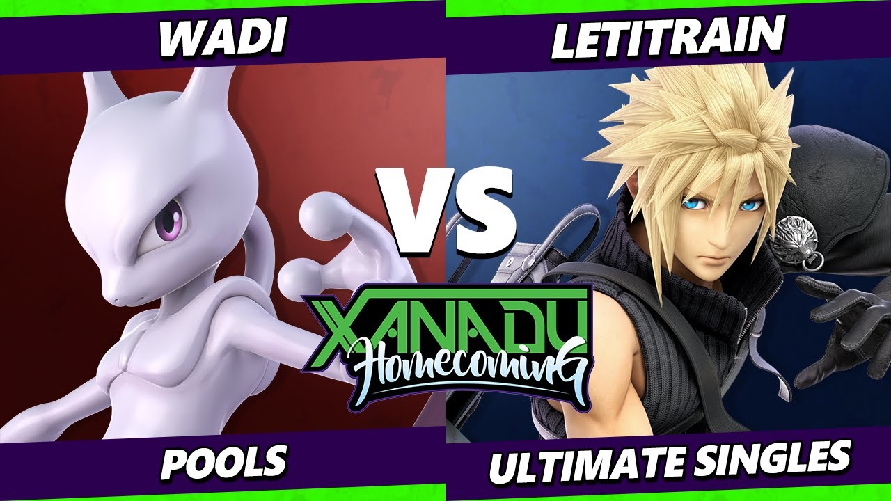 Xanadu Homecoming - WaDi (Mewtwo, Sora) Vs. LetItRain (Cloud) Smash Ultimate - SSBU