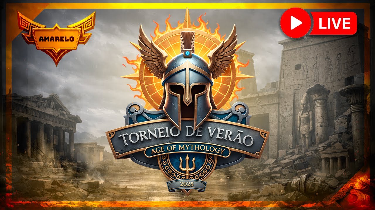 🔴 Torneio de Verão | Rodada Tripla | Age of Mythology - Retold
