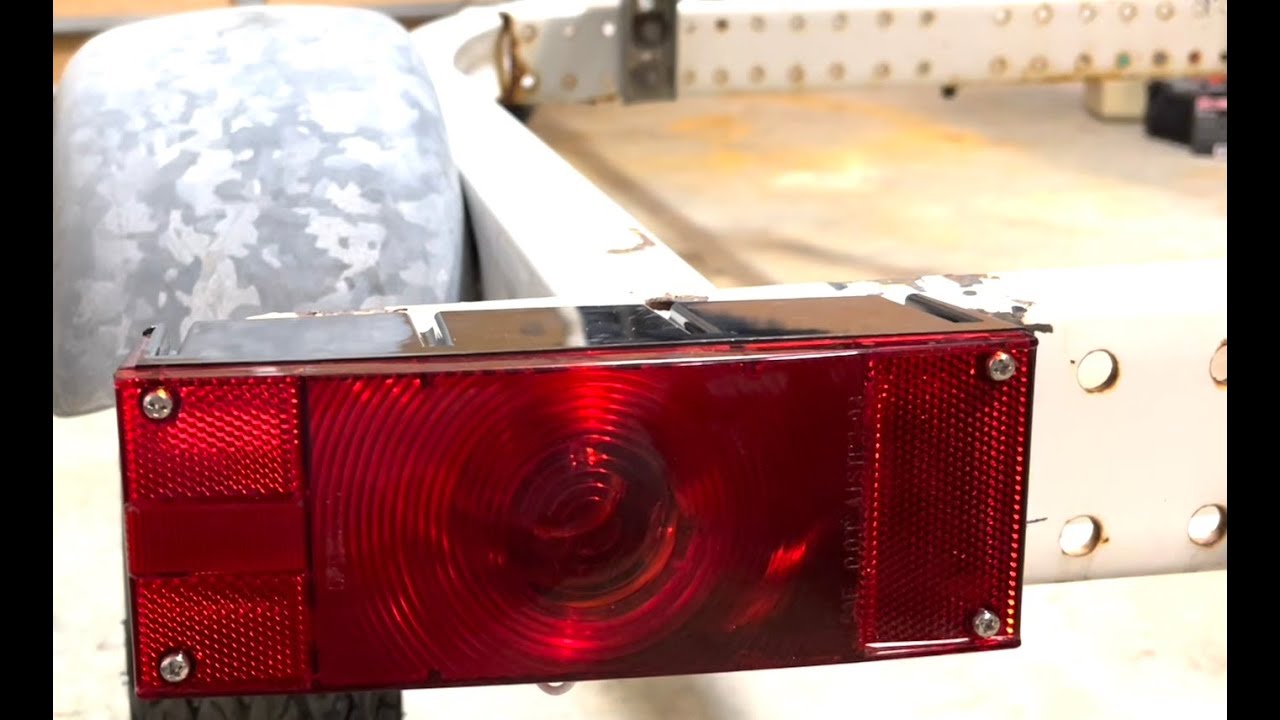 DIY Installing Trailer Lights on a Jon Boat Trailer (Optronics Waterproof Trailer Lights)