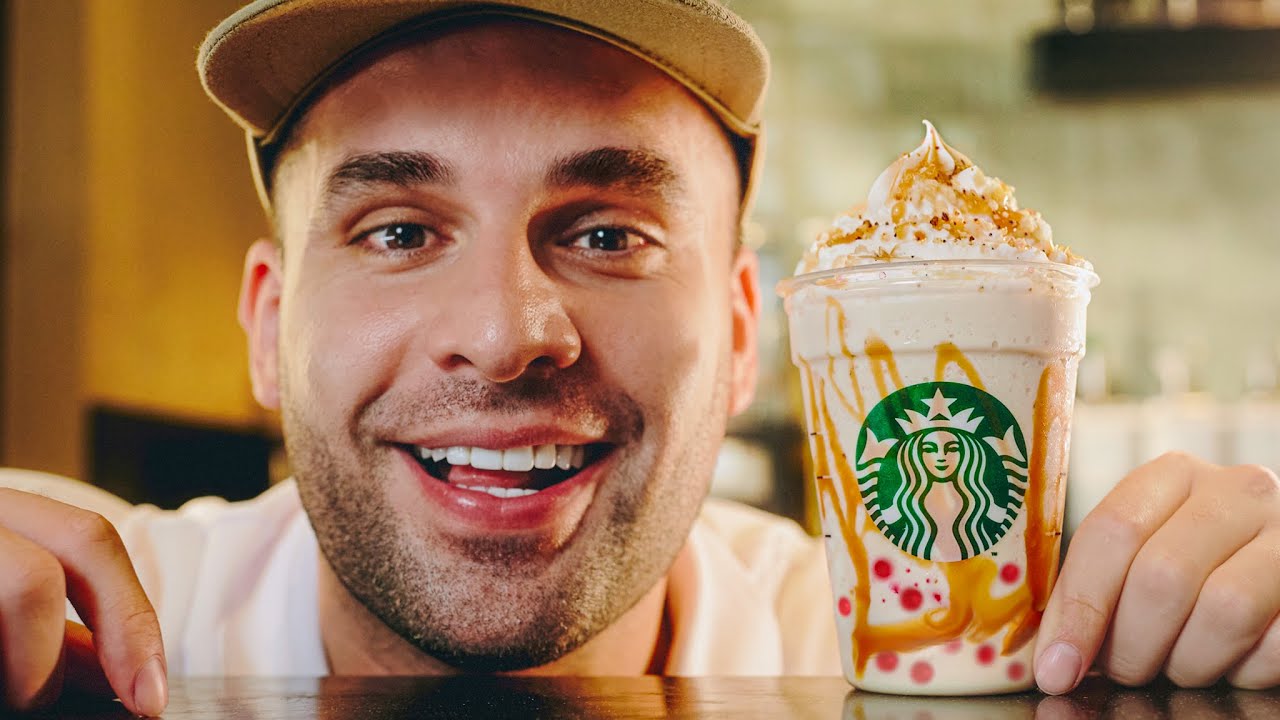 CREÉ MI PROPIO FRAPPUCCINO CON STARBUCKS!!