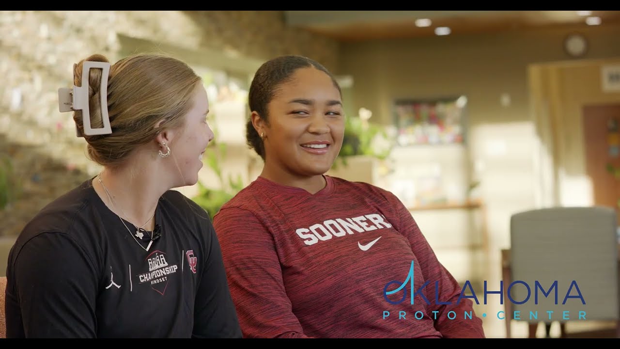Touring the Oklahoma Proton Center with OU Softball Stars Ella Parker and Kasidi Pickering! ⚾️💪