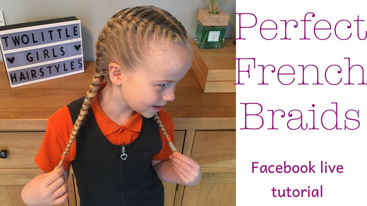 Идеальные французские косы каждый раз! От Two Little Girls Hairstyles