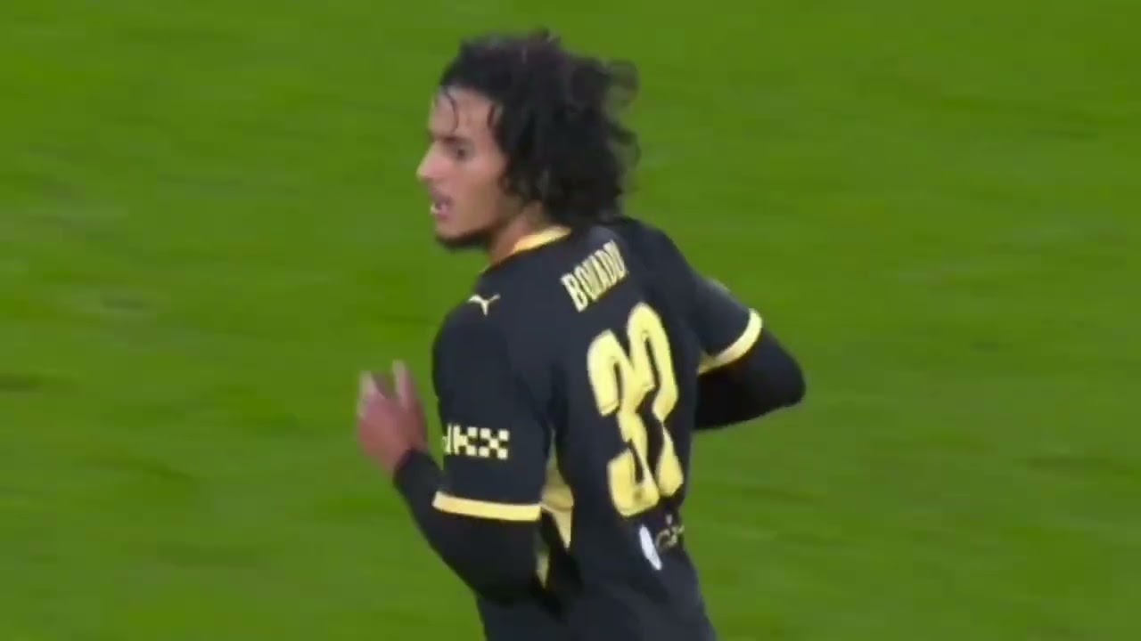Ayyoub Bouaddi vs Porto (Man City UCL Debut)