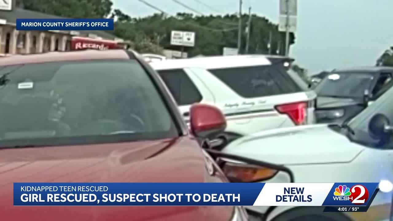 Dashcam shows takedown of man accused of kidnapping 13-year-old girl from her Florida home