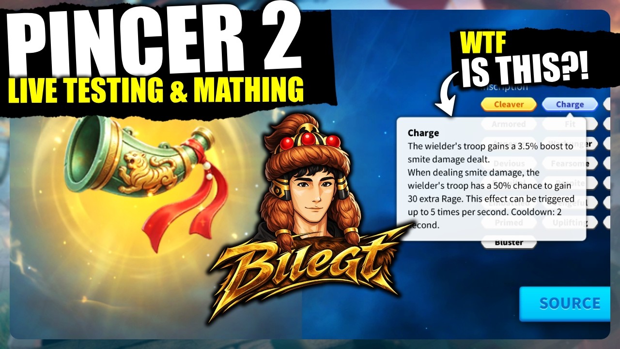 PINCER 2 Testing also We Just Got Rejuvenate Talent for Smites?!!?