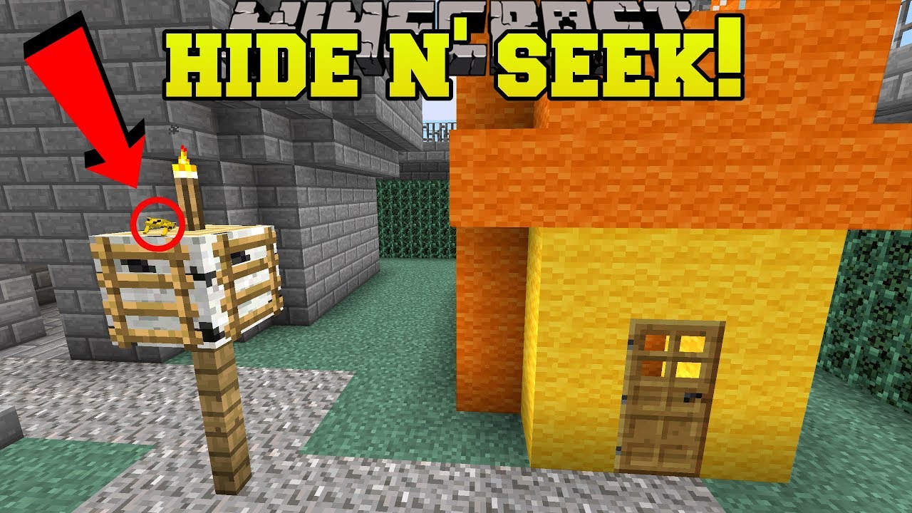 Minecraft: TINY FROGS HIDE AND SEEK!! - Morph Hide And Seek - Modded Mini-Game