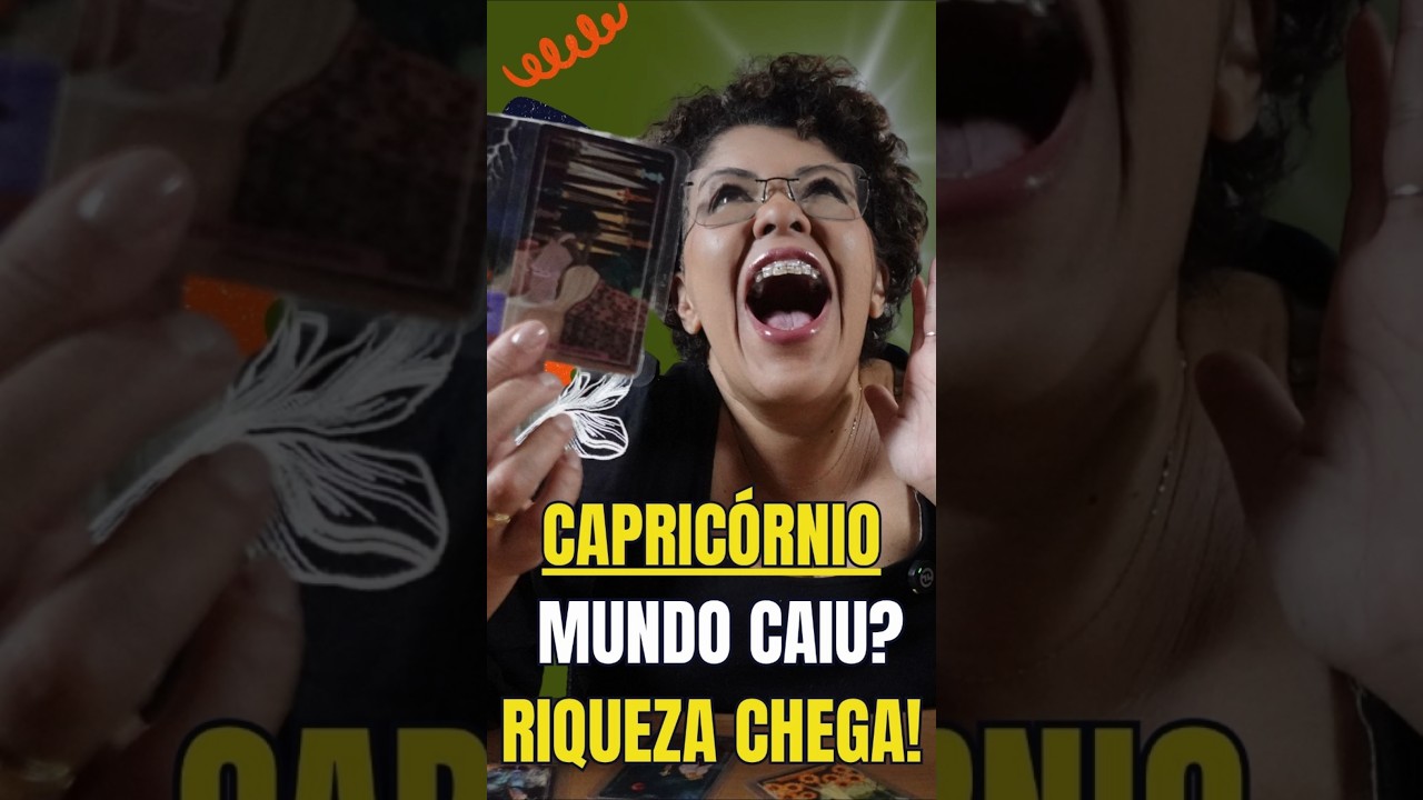 CAPRIC&Oacute;RNIO♑O mundo CAIU! Mas, a RIQUEZA chega! Horosc&oacute;po