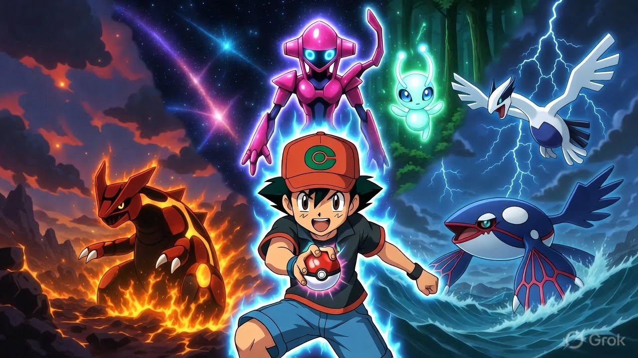 Part 9 | sinnoh region journey starts | pokemon fire ash live