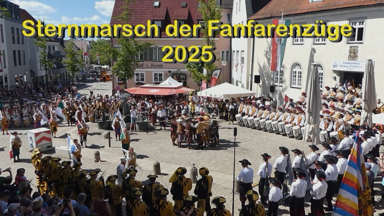Sternmarsch der Fanfarenzüge 2025