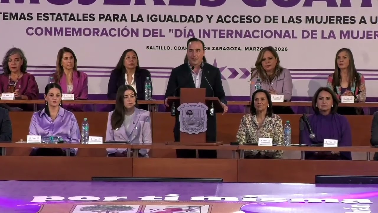 EN COAHUILA TRABAJAMOS TODOS LOS DÍAS POR EL BIEN DE LAS MUJERES: MANOLO.