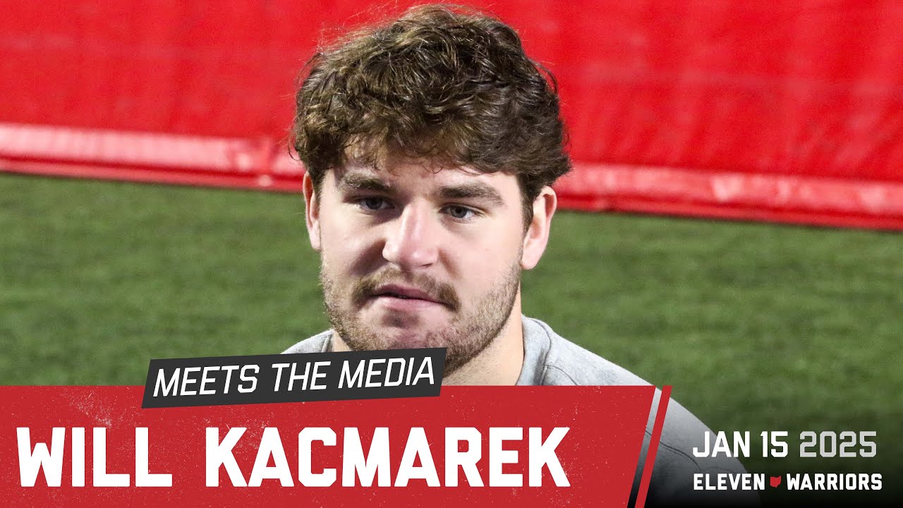 Will Kacmarek talks about the opportunity to play for a national championship