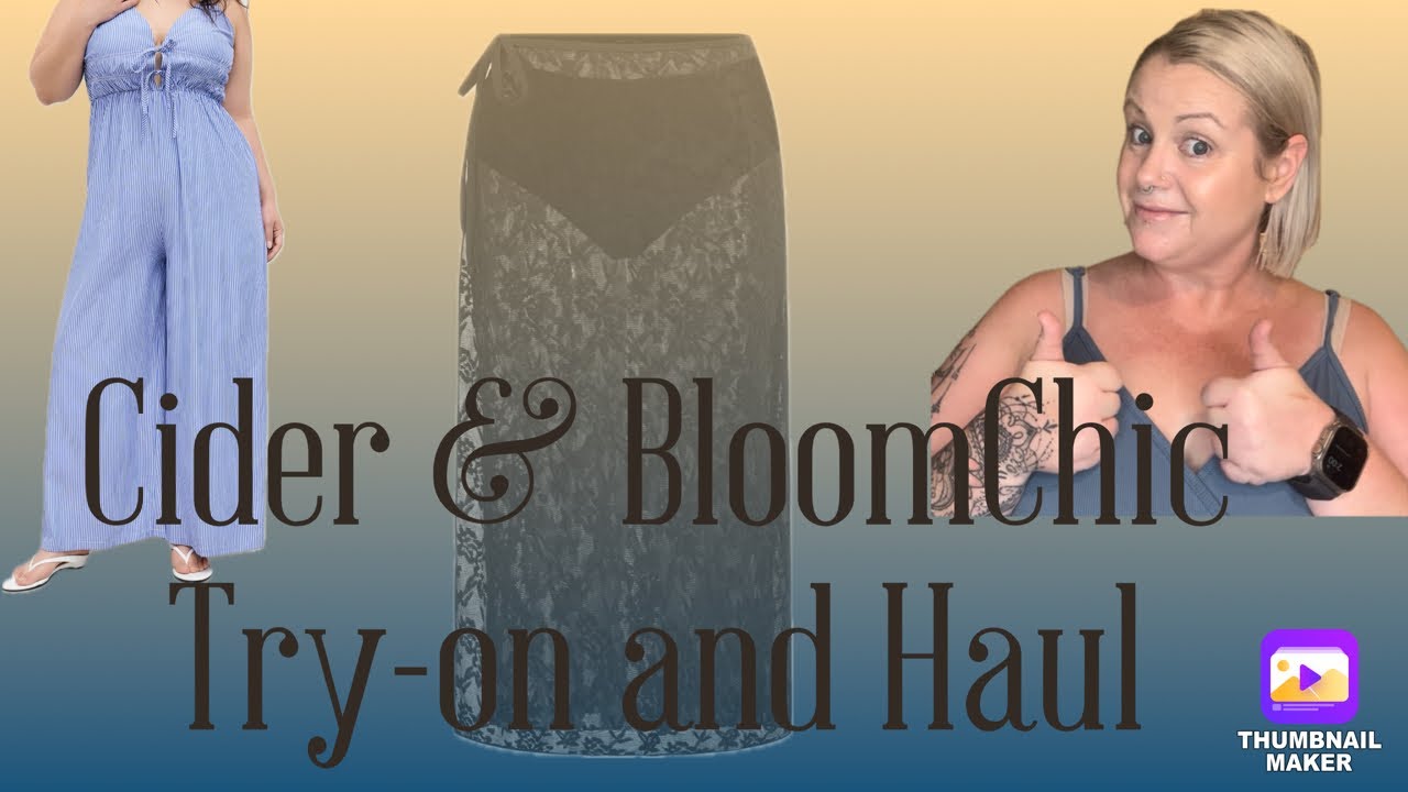 Cider & BloomChic clothing haul & try on