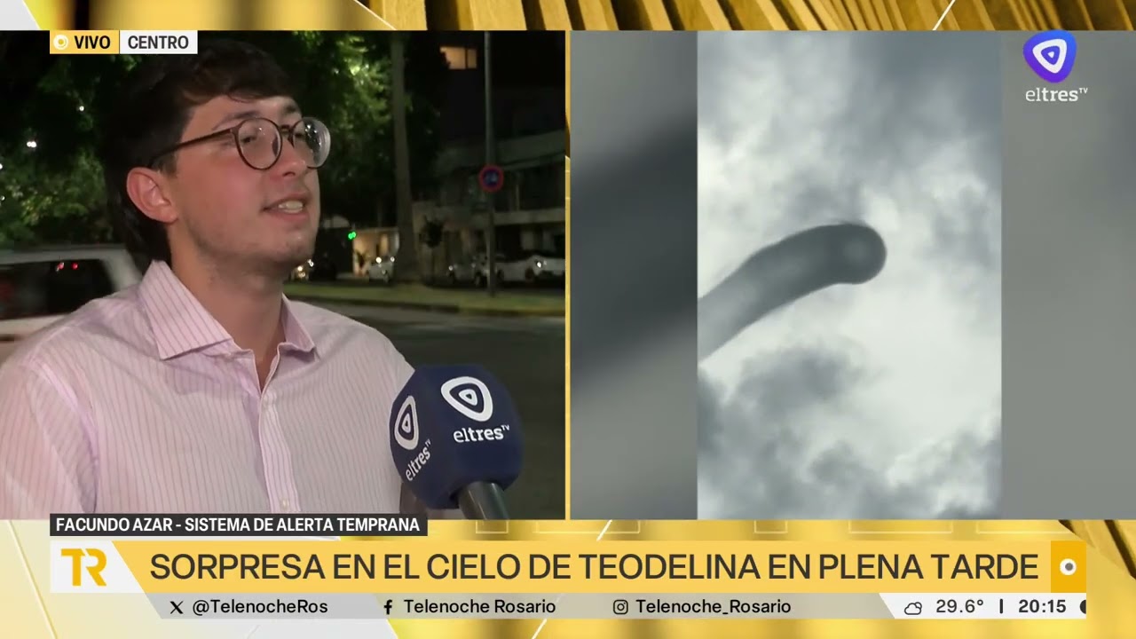 Susto en el sur de Santa Fe por la aparición de trombas terrestres
