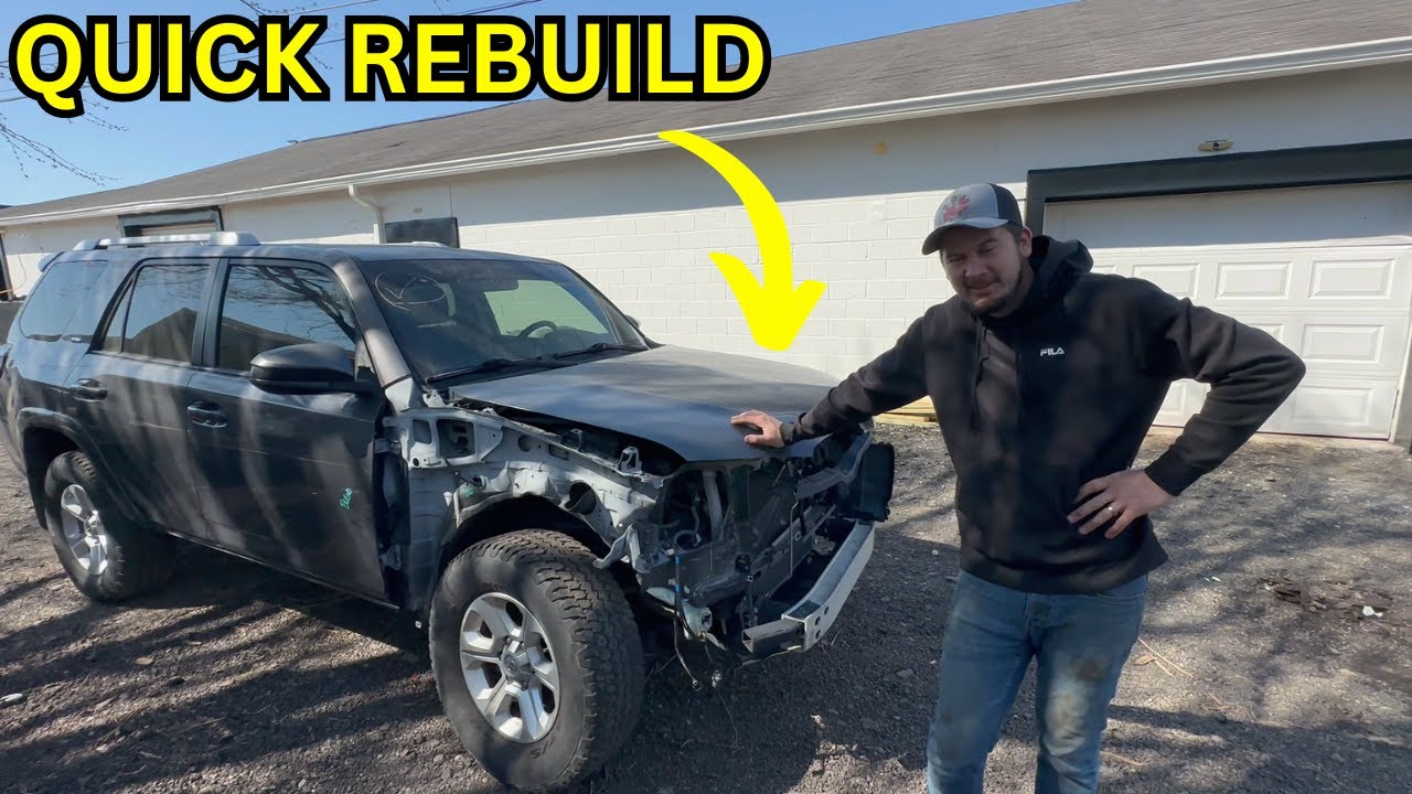 WE WON A WRECKED TOYOTA 4RUNNER QUICK REBUILD