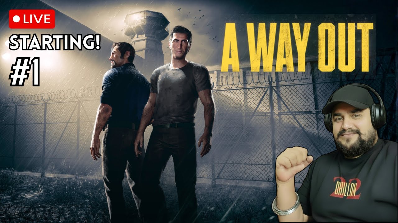 WELCOME TO A NEW JOURNEY! A WAY OUT EPISODE #1 | LIVE MULTIPLAYER GAMEPLAY LIVE WITH@sydg77