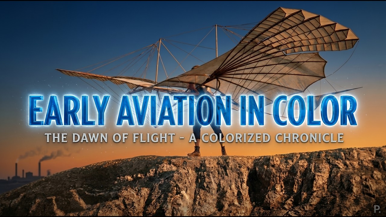 When Humans First Took Flight | Early Aviation in Color (1900–1930)