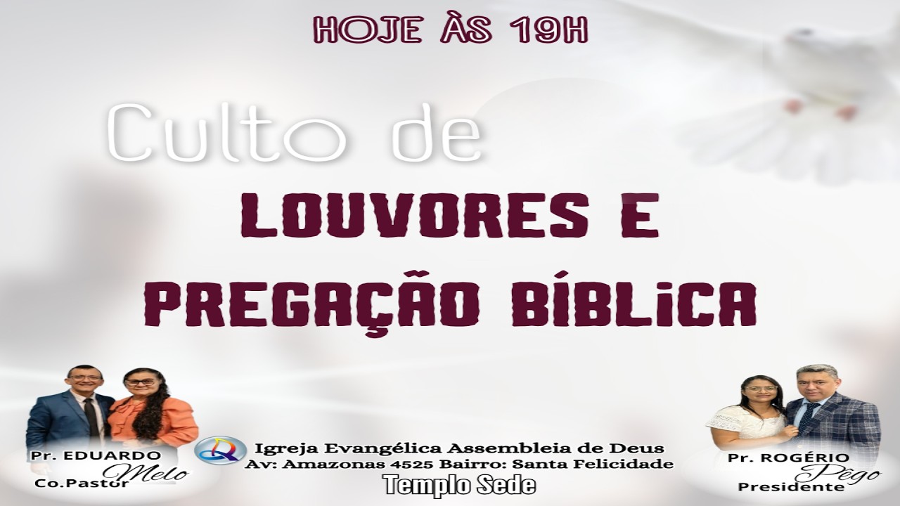 Culto de Louvor e Pregação Bíblica - a o vivo de IEAD-AFO Assembleia de Deus
