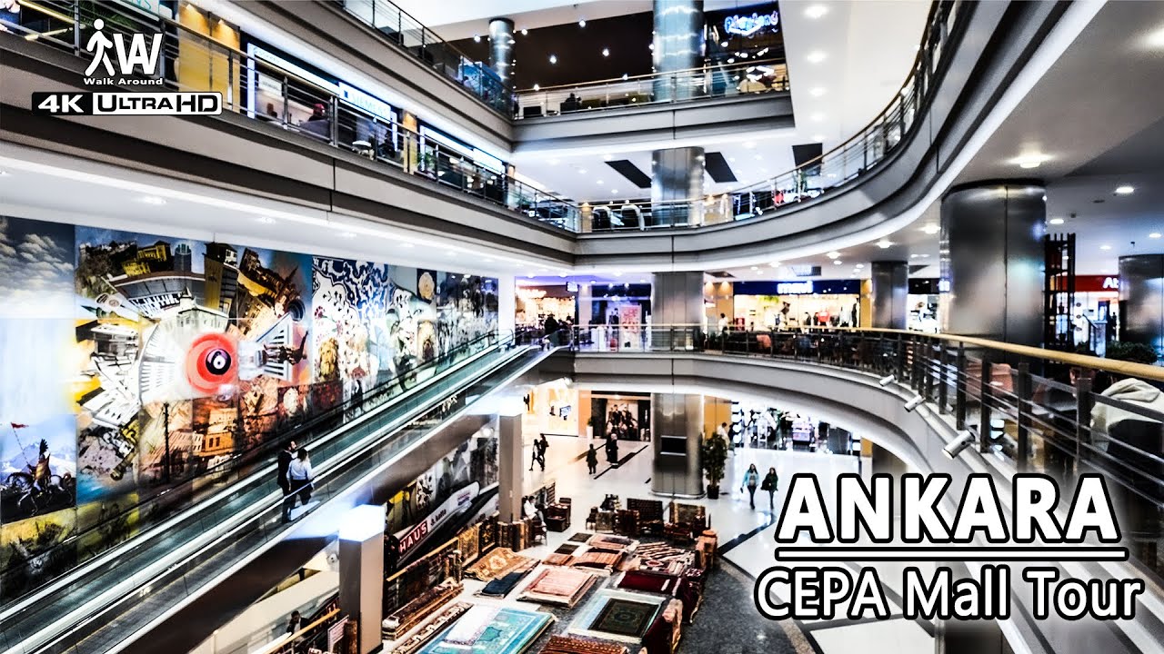 Cepa AVM Yürüyüş Turu | 4K Walking Tour Ankara's Vibrant Mall