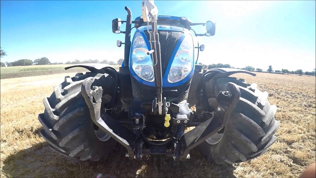 [GoPro] Déchaumage et décompactage 2016| New Holland T7.200| Cultivateur| Décompacteur