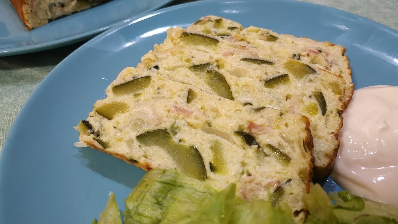 PASTEL DE CALABACÍN, receta sana, jugosa y deliciosa con Mambo!!