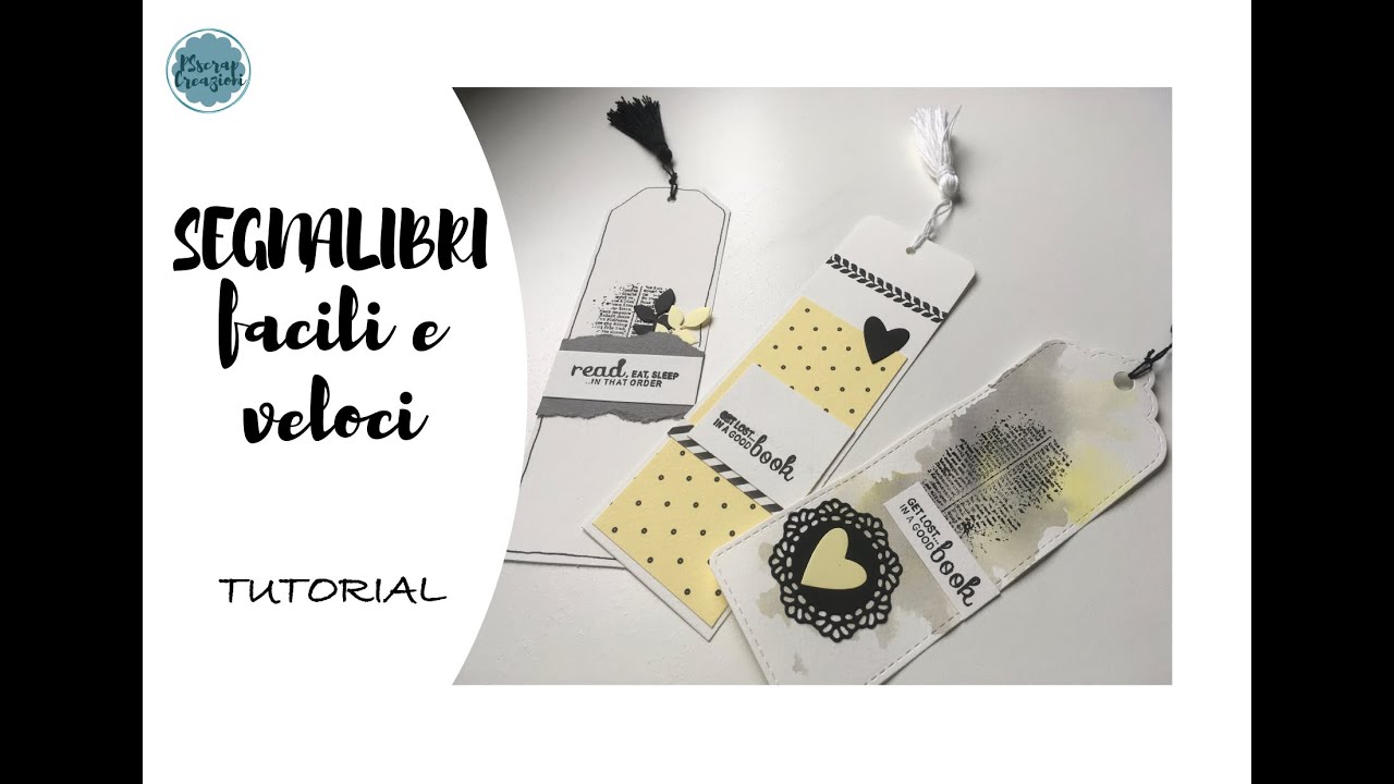 Segnalibri facili e veloci, con i ritagli di carta! – TUTORIAL