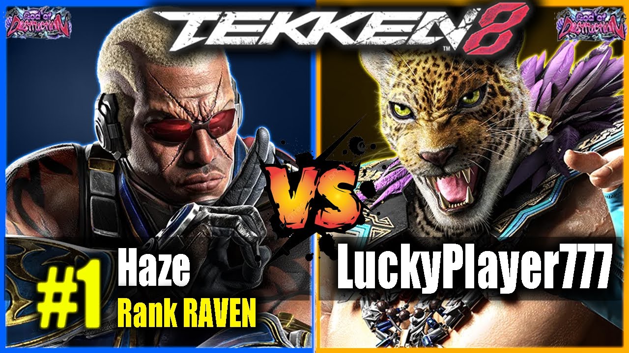 Tekken 8 Haze RAVEN IS SICK! Haze (#1 Raven) vs LuckyPlayer777 (KING) - PROs Ranked Match