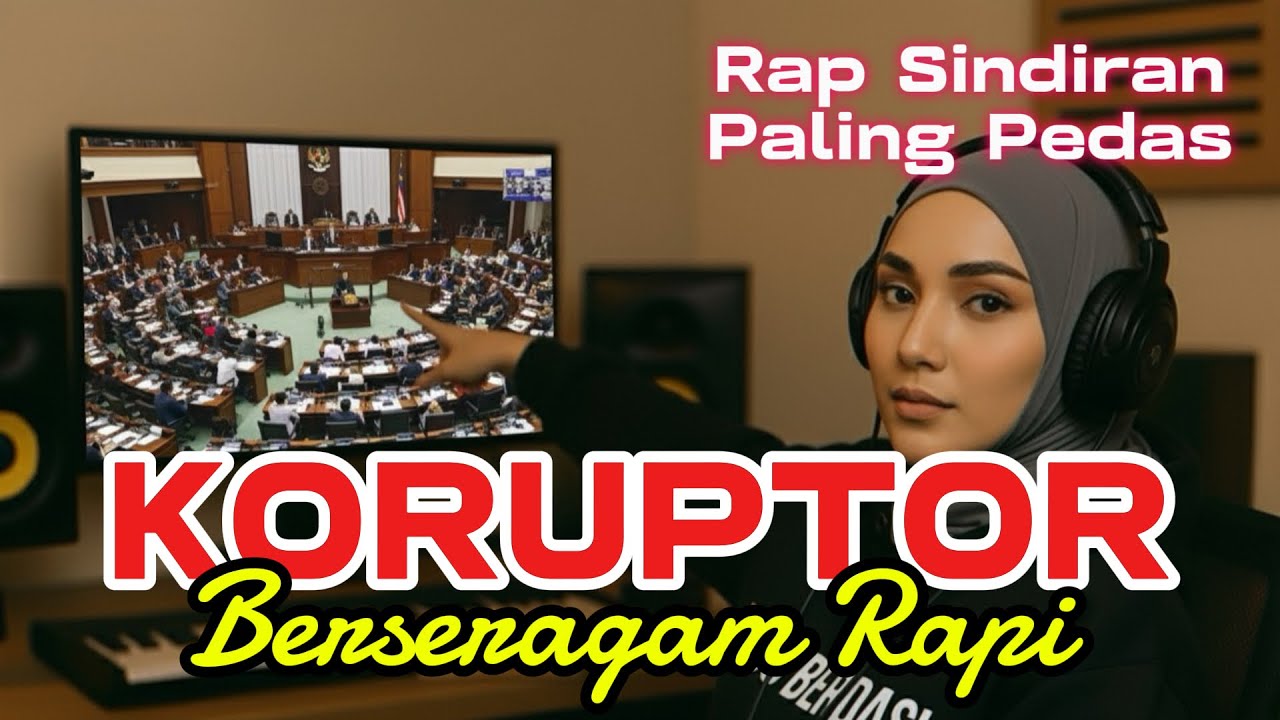 Lagu Kritik Sosial – Koruptor Berseragam Rapi | Tikus Berdasi, Korupsi Jadi Tradisi - Rap Hijab