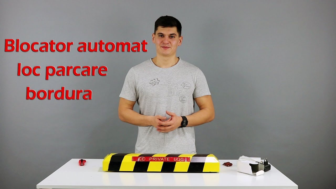 Sistem pentru blocarea locului de parcare automat BORDURA